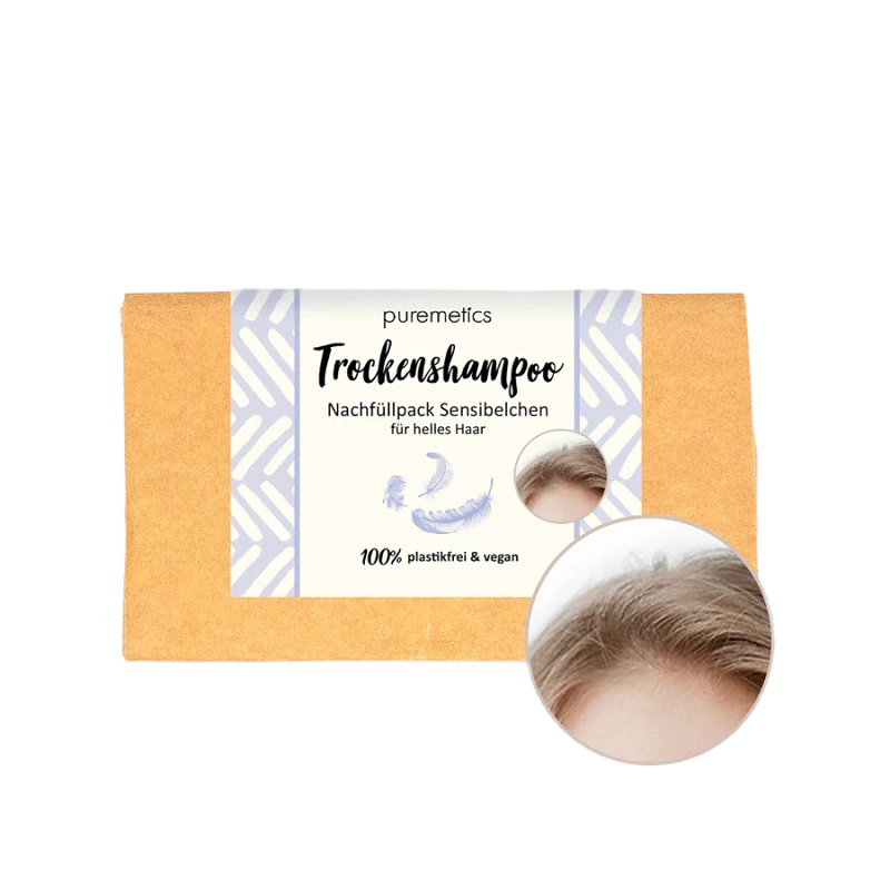 Duftfri Tørshampoo til Lyst Hår - Puremetics Refill