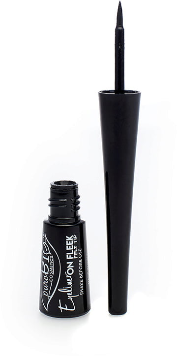 Purobio Cosmetics Flydende Eyeliner med Felt Tip - Sort