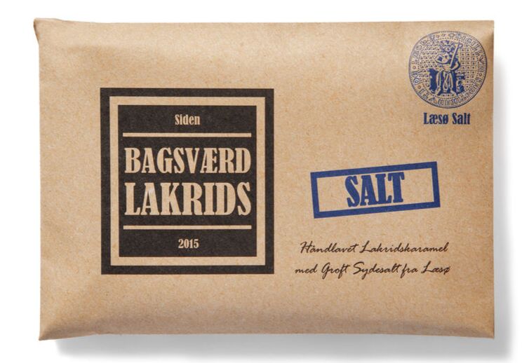 Bagsværd Lakrids Salt - Håndlavet Kvalitet 160g