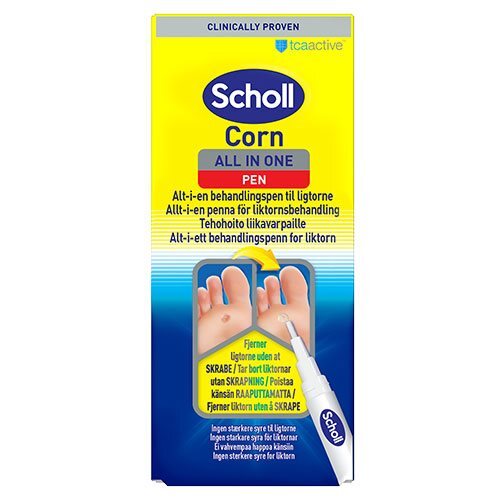 Scholl All In One Pen til Fjernelse af Ligtorne