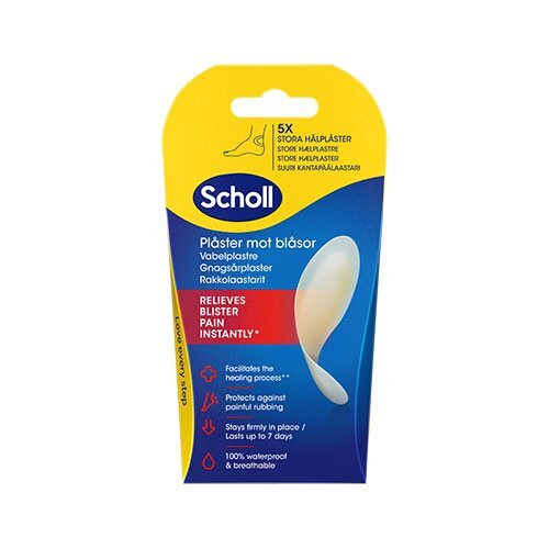 Scholl Vabelplastre til Hæle - 5 Stk til Smertelindring