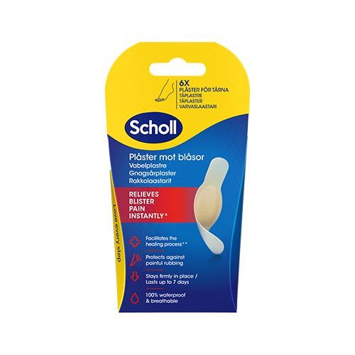 Scholl Vabelplastre til Tæer - 6 Stk til Smertelindring