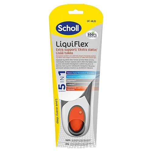 Scholl Liquiflex Indlægssåler med Ekstra Støtte