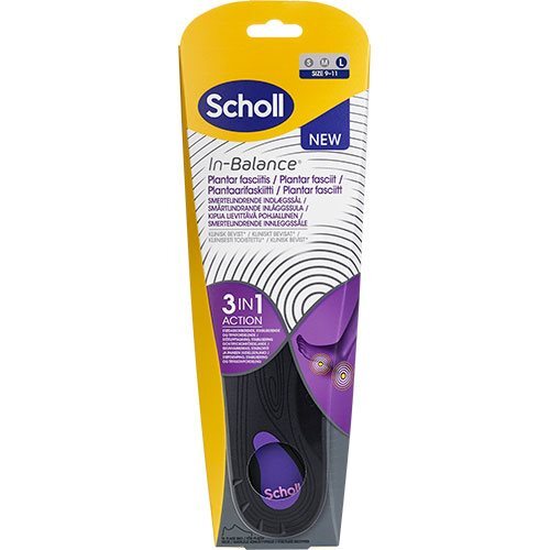 Scholl Med Indlægssåler til Plantar Fasciitis - Smertefri Fødder
