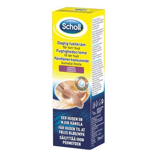 Scholl Fugtighedscreme til Tør Hud 75ml - God Pleje!