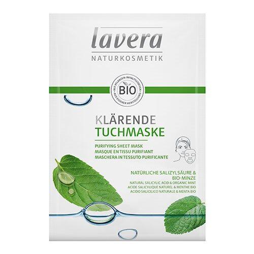 Lavera Sheet Mask med Mint - Rens og Opfrisk Din Hud
