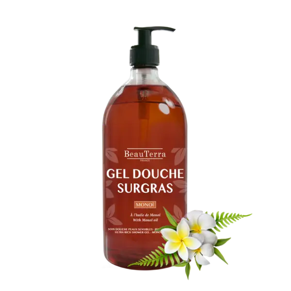 Beau Terra Ultra Rig Brusegel Monoi 1000ml - Skånsom Rens