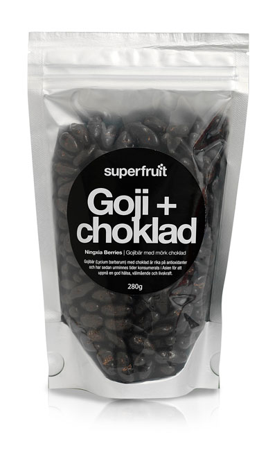 Superfruit Goji Bær i Chokolade 200g - Lækre Snacks!