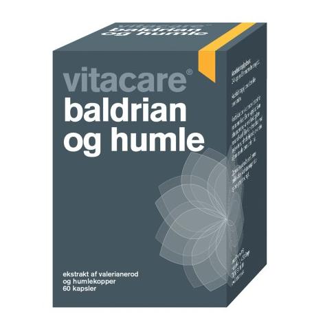 Vitacare Baldrian og Humle 60 tabletter - Naturlig ro
