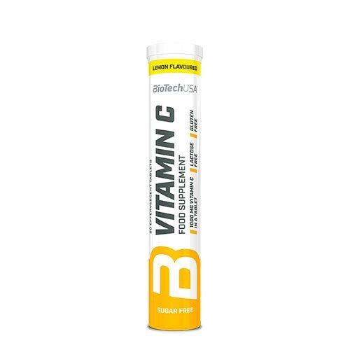 Biotech Vitamin C Brusetabletter 20 stk - Styrk dit immunforsvar