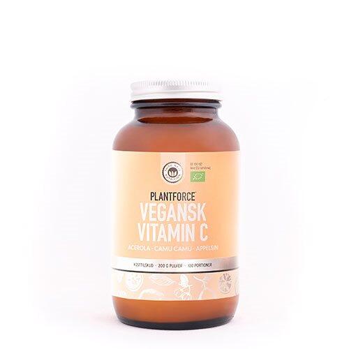 Plantforce Økologisk Vitamin C 200g - Vegansk Superfood