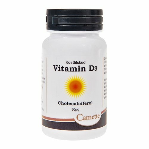 Camette Vitamin D 30 Mcg - 180 tabletter på tilbud!