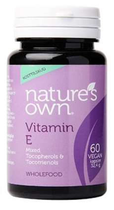 Natures Own Vitamin E Mixed Tocopherols - 60 kapsler