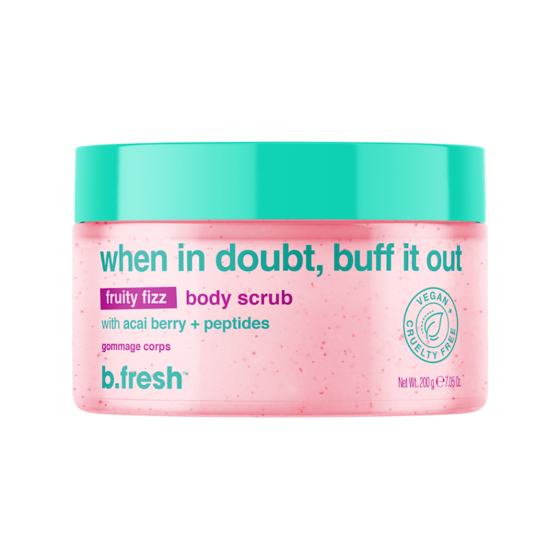 B Tan B Fresh Fruity Fizz Body Scrub 200 Ml - Skrub Til Hudpleje