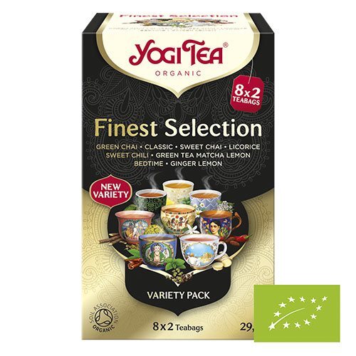Yogi Te Finest Selection - Økologisk Te med 8 Varianter