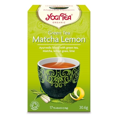 Yogi Tea Økologisk Grøn Te med Matcha og Citron - 17 Breve