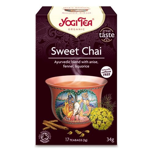 Yogi Tea Sweet Chai - Krydret Te til Forkælelse