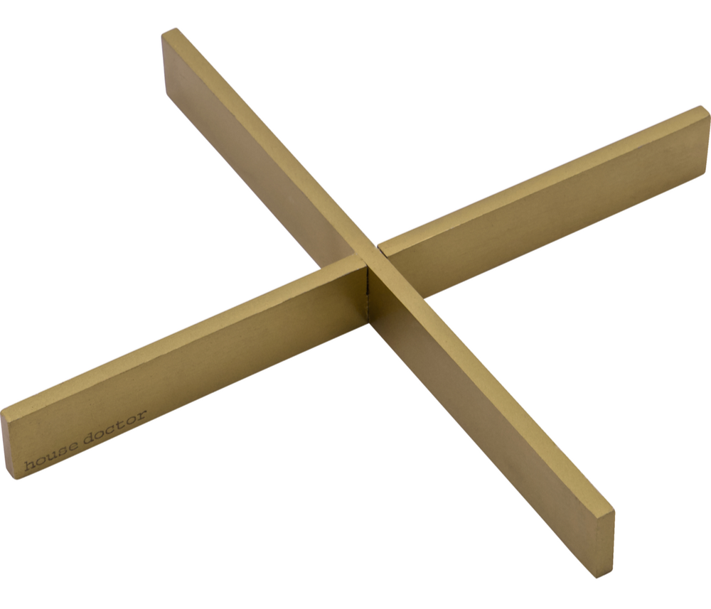 House Doctor Bordskåner i Børstet Messing - Elegant Beskyttelse