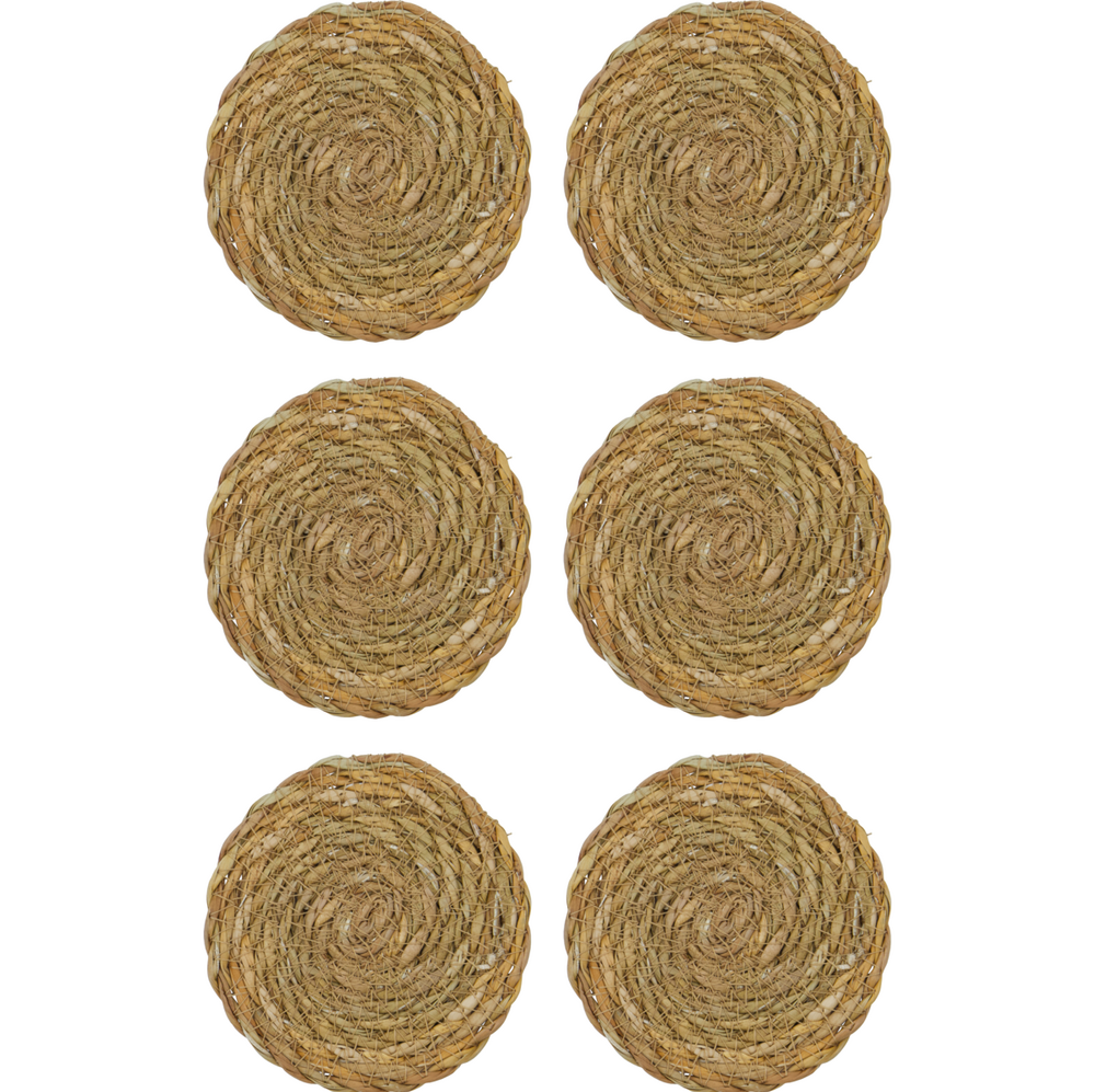 Nicolas Vahé Bordskånere i Naturfarvet - 6 stk. Sæt