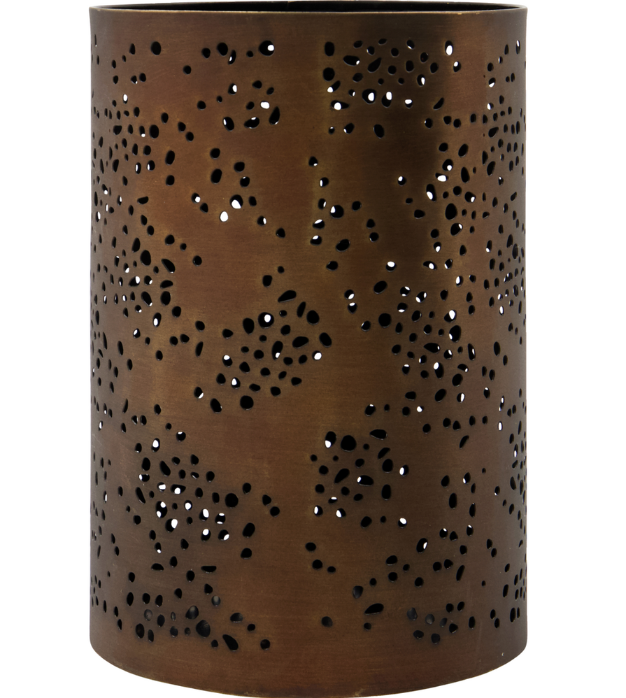 House Doctor Fyrfadsstage Rando i Antik Brun - Ø13 cm