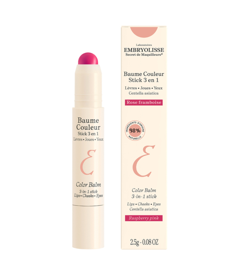 Embryolisse 3-i-1 Farve Balsam - Hindbær Pink 2,5g
