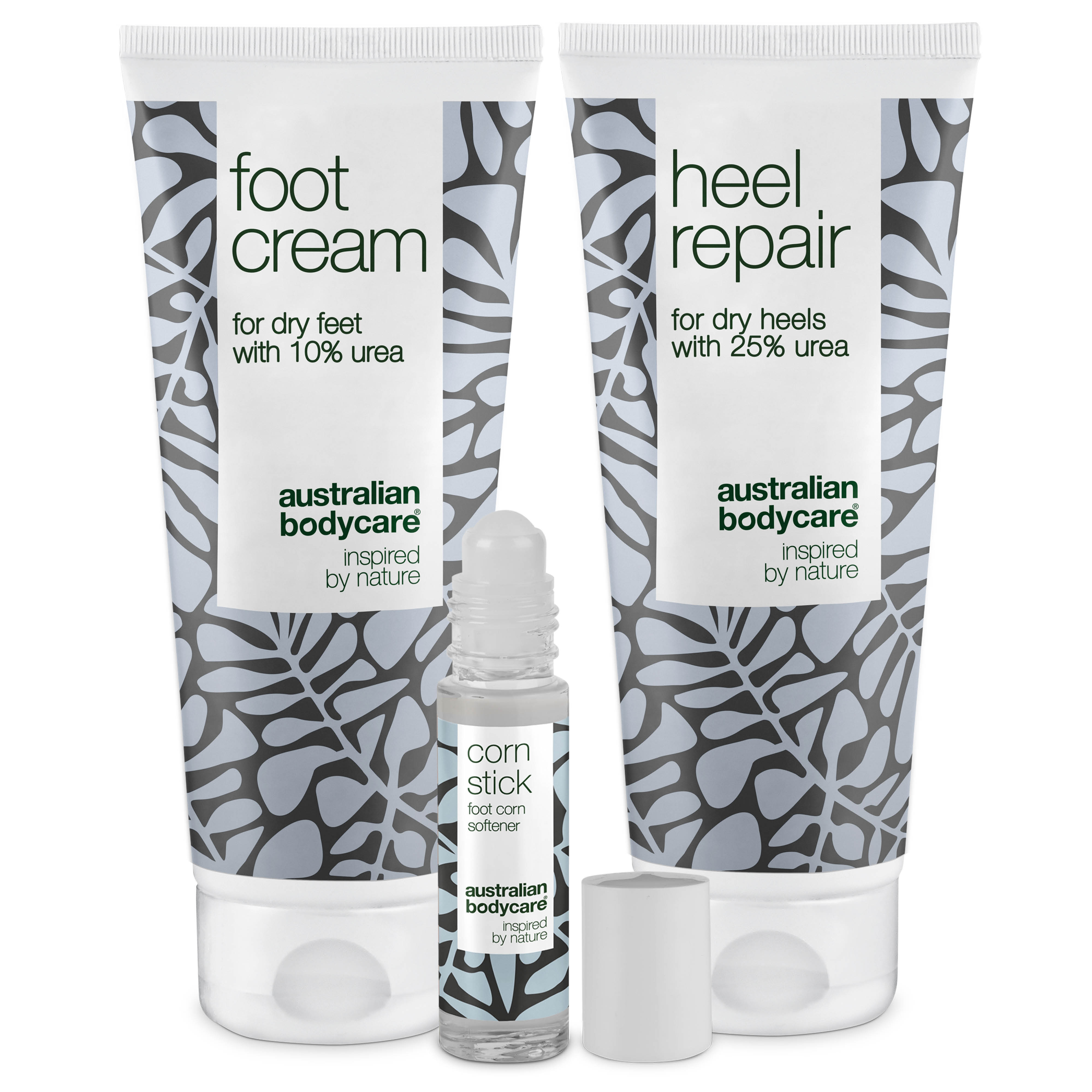 3 Pak Fodpleje: Ligtorneolie, Hælcreme & Fodcreme