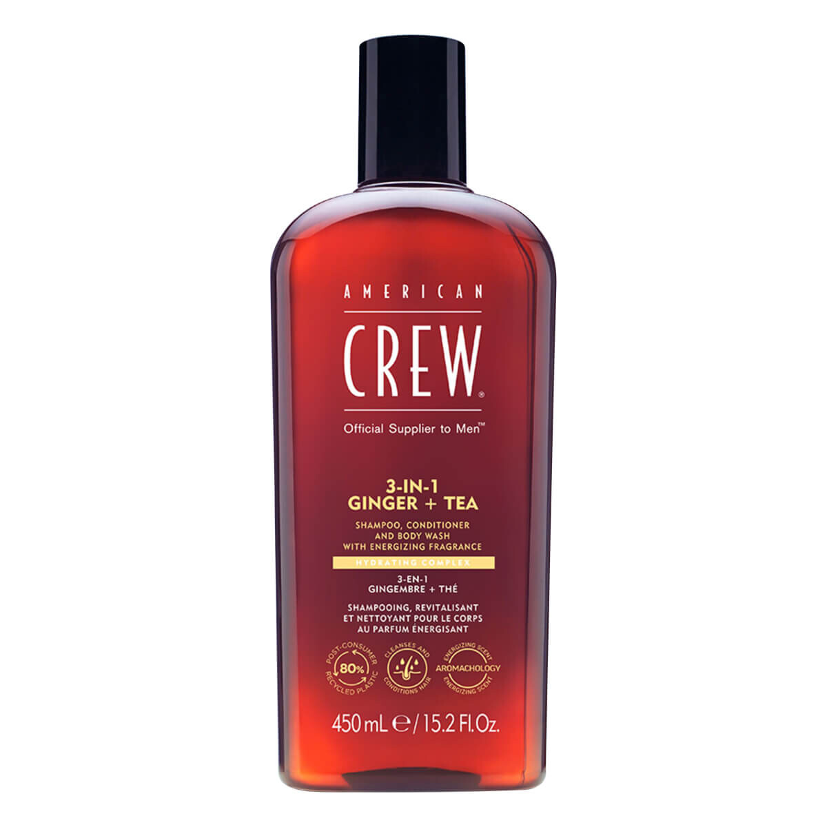 American Crew 3-i-1 Ginger Tea Shampoo & Body Wash 450 ml
