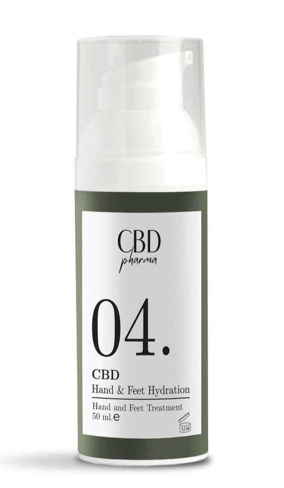 Cbd Pharma 04 Hånd- og Fodcreme 50ml - Fugtgivende Pleje