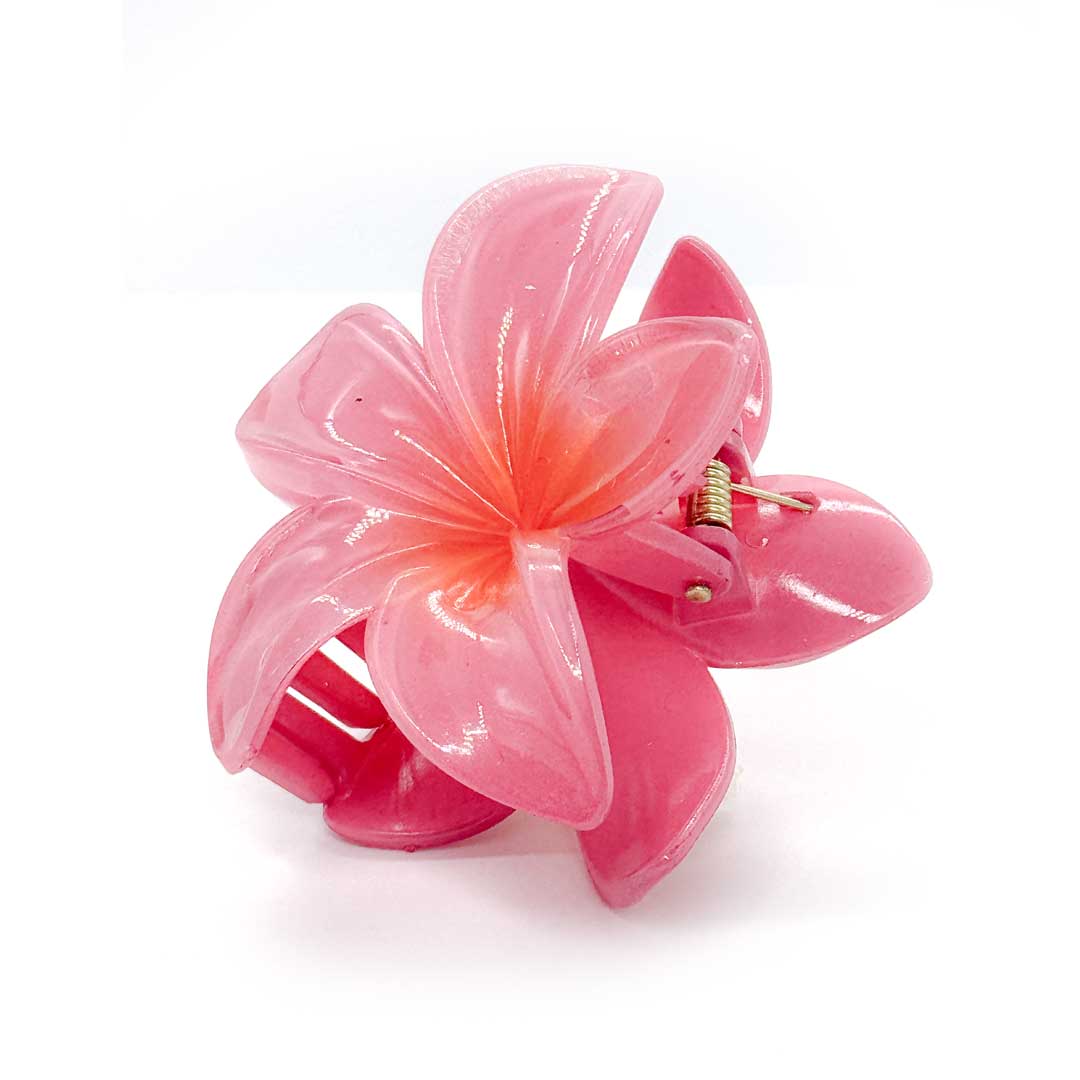Blomster Hårklemme i Kirsebær - Pift Din Frisure Op!