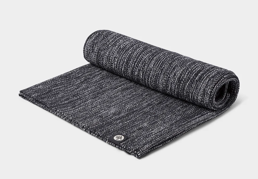 Manduka Shala Yoga Tæppe "Black Heather" - Bæredygtig kvalitet