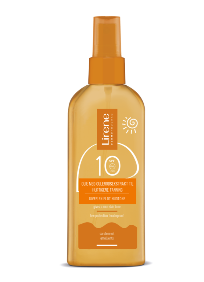Lirene Solbruningsaccelerator med Carotenolie SPF10 150ml