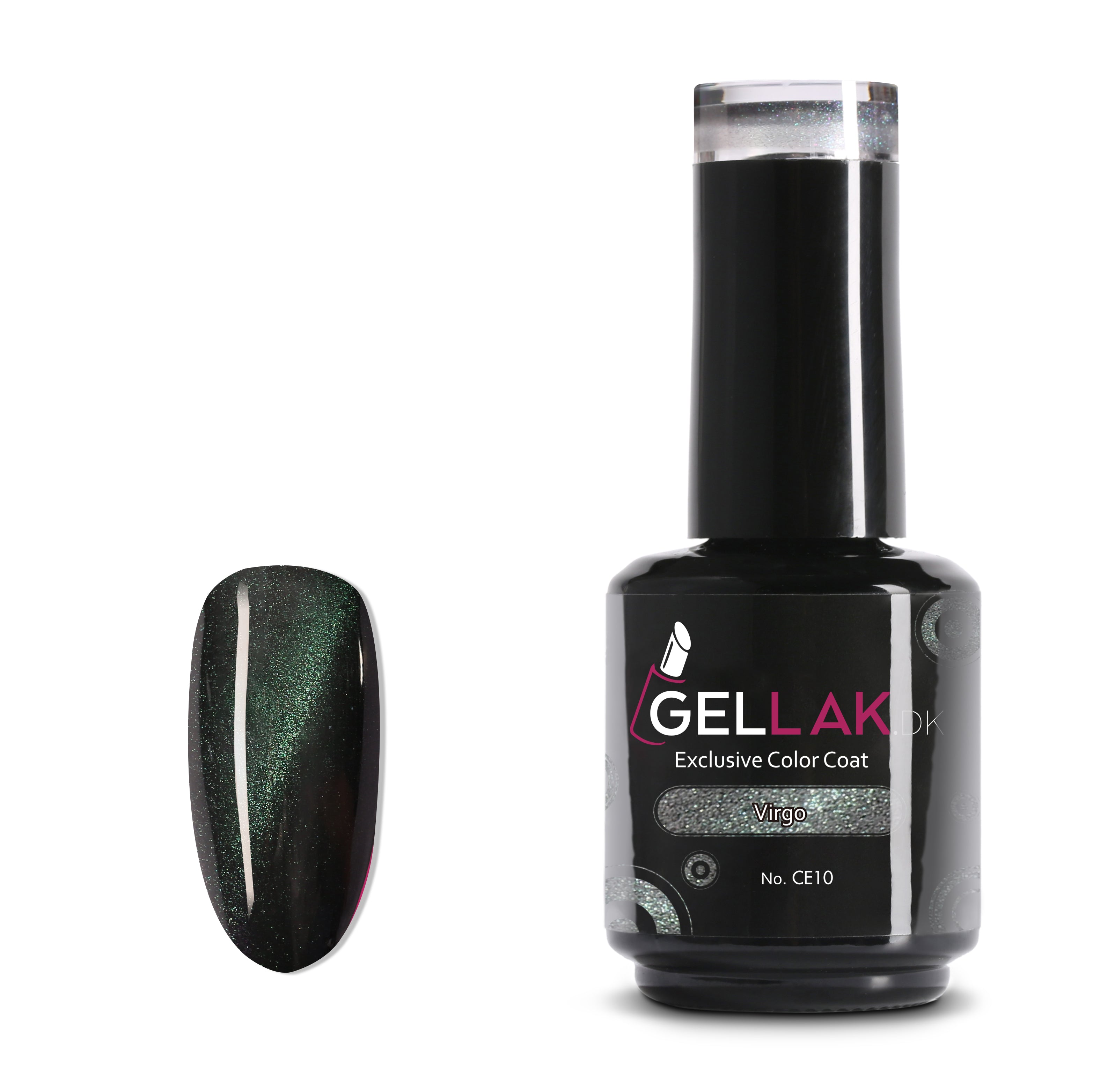 Cat Eye Gel Neglelak Grøn 15 Ml - Farveskiftende Gellak