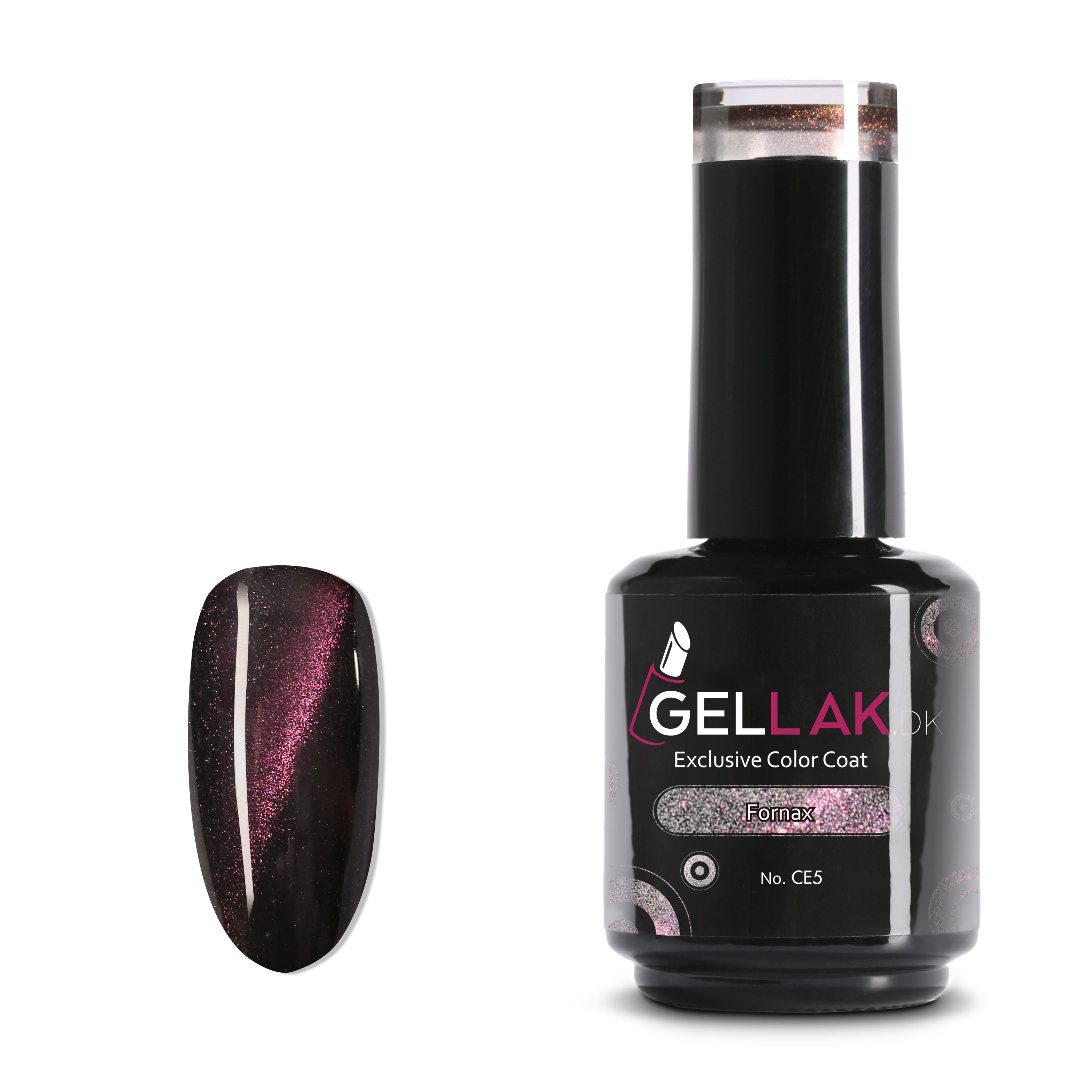 Cat Eye Gel Neglelak Pink 15 Ml - Farveskiftende Effekt