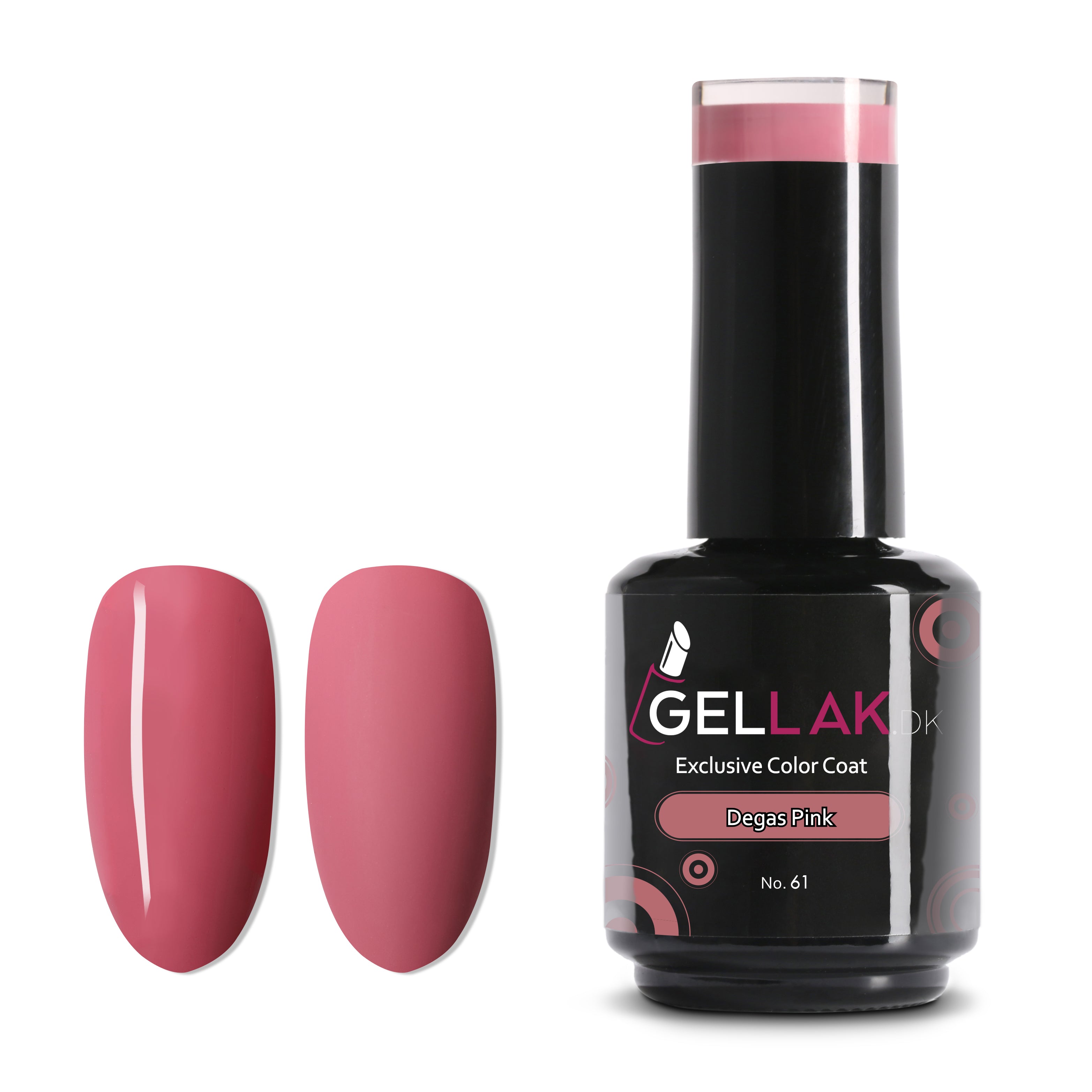 Gel Neglelak i Pink - Degas Pink No. 61, 15 ml