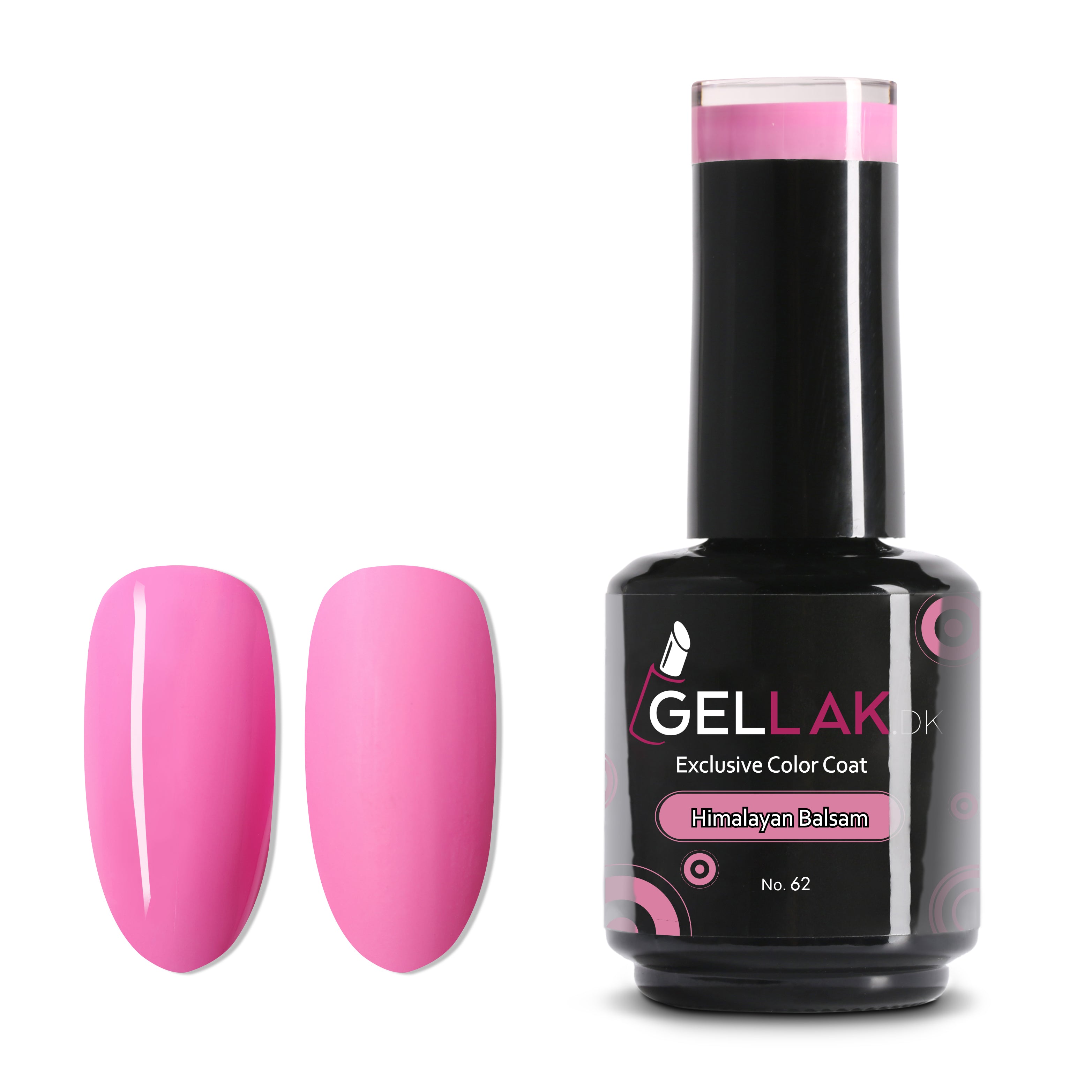 Gel Neglelak i Pink - Himalayan Pink No 62, 15 ml