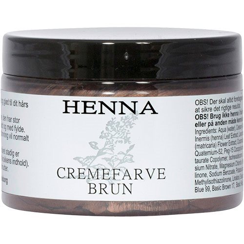 Henna Cremefarve Brun 120ml - Få Glød til Dit Hår