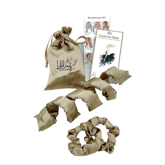 Libling Curl Band Heatless Curler Kit med Scrunchies
