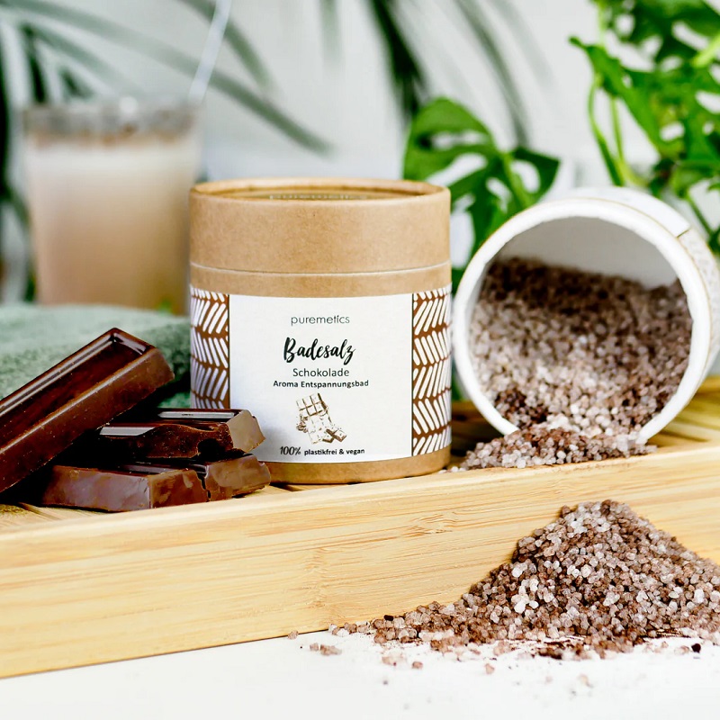 Chokolade Badesalt fra Puremetics - Naturlig Forkælelse