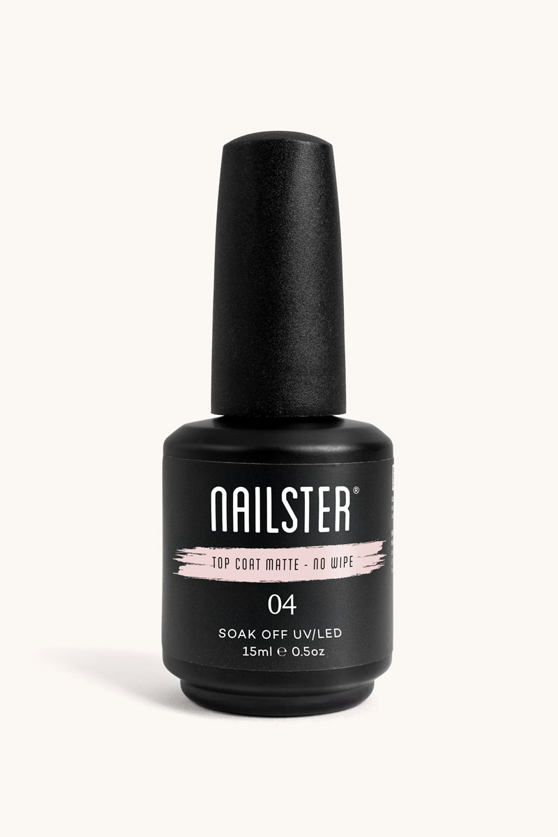 Mat Top Coat No Wipe fra Nailster - Perfekt Finish!