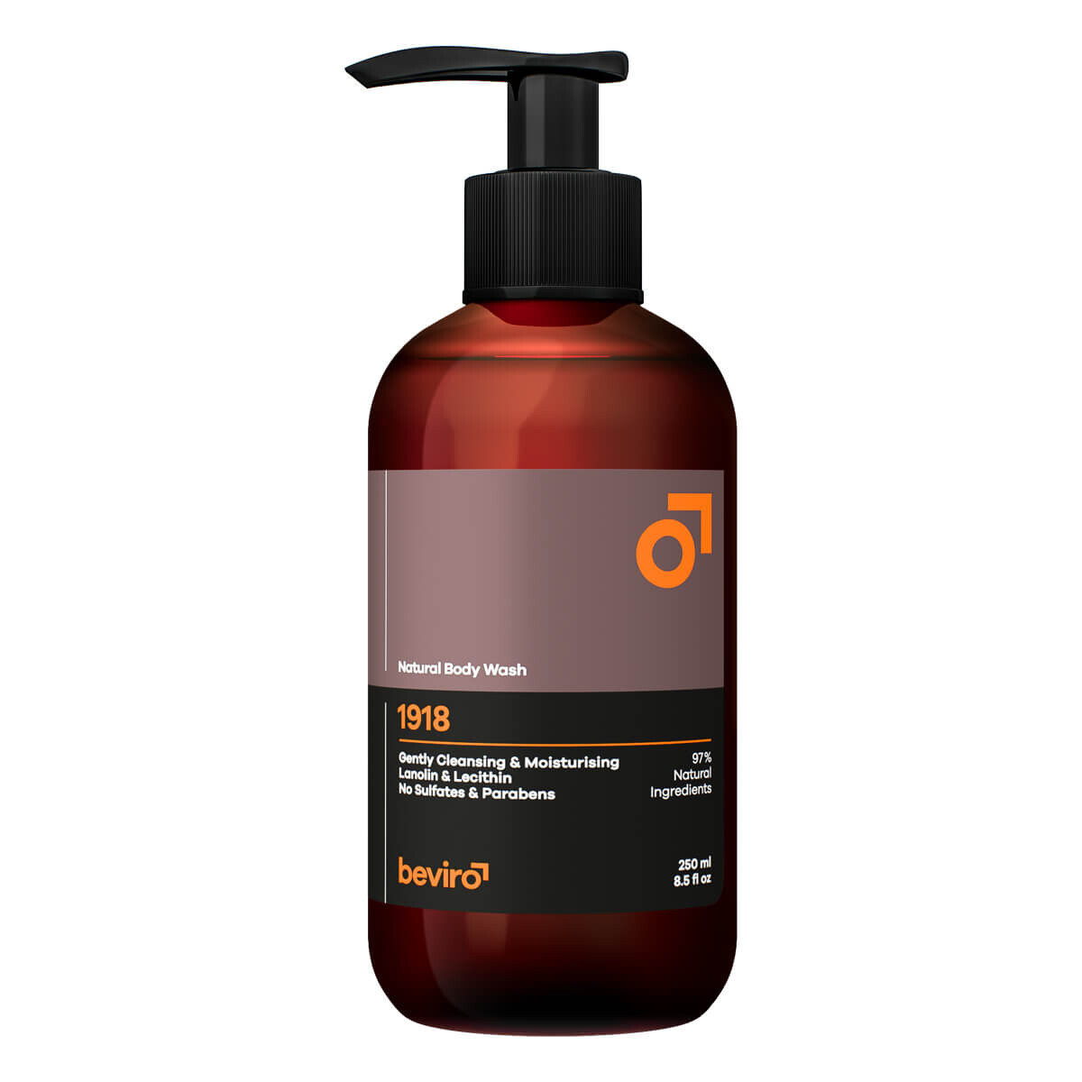 Beviro Naturlig Body Wash 250 Ml - Klassisk Duft