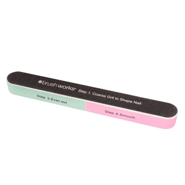 Brushworks 6-sidet Neglefil til Form og Glans