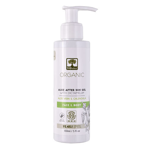 Bioselect Aloe Vera After Sun Gel - Beroligende efter solbadning