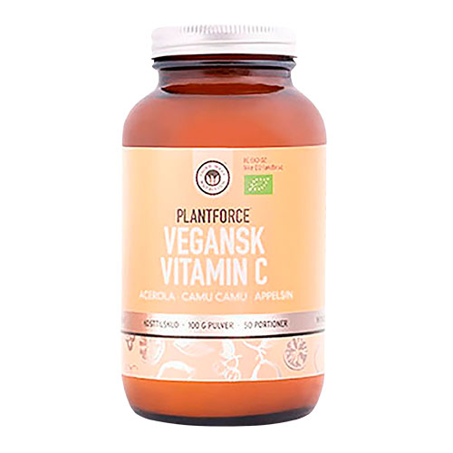 Plantforce Økologisk Vitamin C - Vegansk Sundhedstilskud
