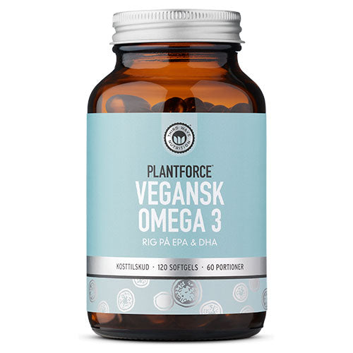 Plantforce Omega 3 Vegansk - Sundhed og Velvære!