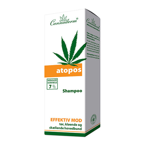 Cannaderm Atopos Shampoo til tør og kløende hovedbund