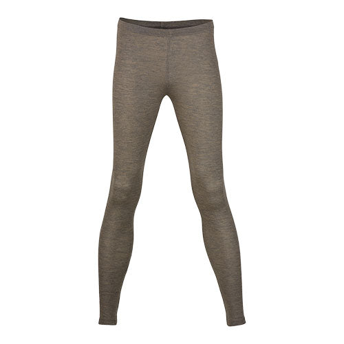 Engel Natur Leggings i Økologisk Uld - Walnut Farve