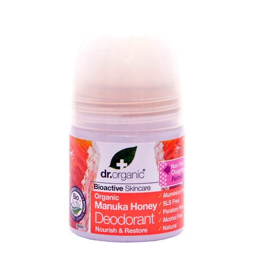 Dr. Organic Manuka Deo Roll On - Økologisk Skønhed