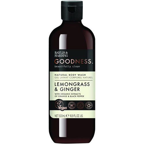 Vegansk Baylis & Harding Body Wash med Citronmelisse og Ingefær