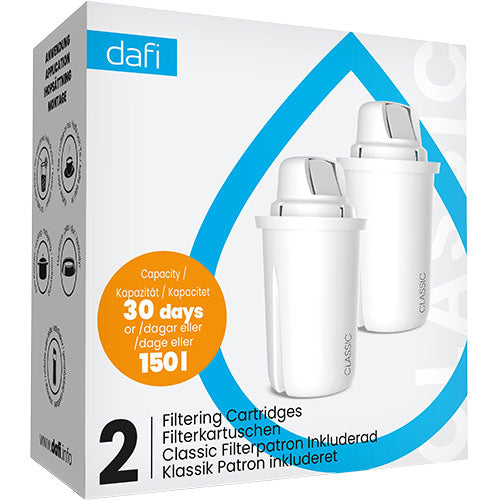 Dafi Filterpatroner 2-Pak - Effektiv Vandrensning