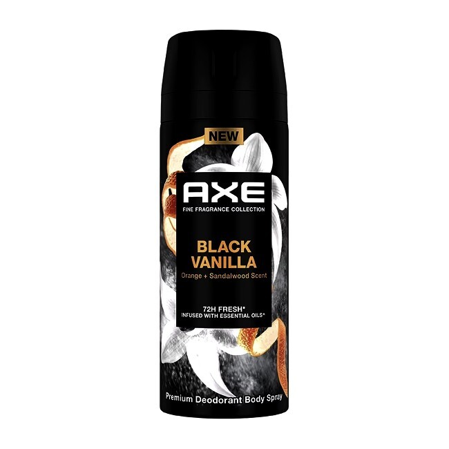 Axe Black Vanilla Deodorant Spray 150 ml på tilbud!
